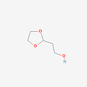 molecular formula C5H10O3 B3144211 2-(1,3-二氧戊环-2-基)乙醇 CAS No. 5465-08-7