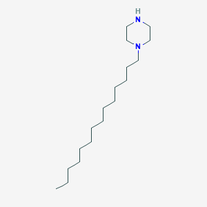 molecular formula C18H38N2 B3144222 1-十四烷基哌嗪 CAS No. 54722-41-7