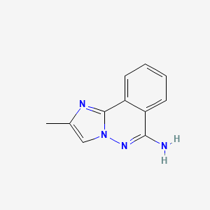 molecular formula C11H10N4 B3144236 2-Methylimidazo[2,1-a]phthalazin-6-amine CAS No. 54753-09-2