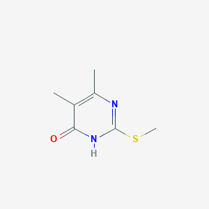 5,6-Dimethyl-2-(methylsulfanyl)pyrimidin-4(1h)-one
