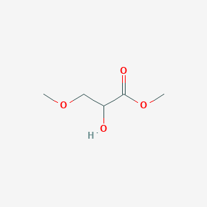 molecular formula C5H10O4 B3144287 Methyl 2-hydroxy-3-methoxypropanoate CAS No. 54927-70-7