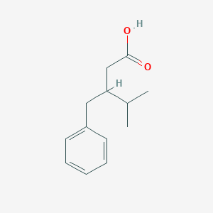 3-Benzyl-4-methylpentanoic acid