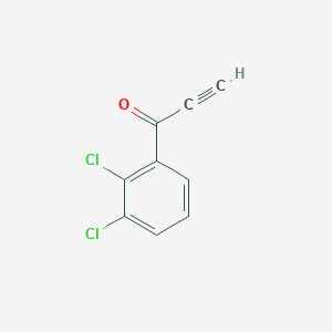 molecular formula C9H4Cl2O B3144352 1-(2,3-二氯苯基)丙-2-炔-1-酮 CAS No. 550377-28-1