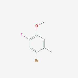 B3144356 1-Bromo-5-fluoro-4-methoxy-2-methylbenzene CAS No. 550400-11-8