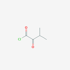 molecular formula C5H7ClO2 B3144390 3-Methyl-2-oxobutanoyl chloride CAS No. 55109-47-2