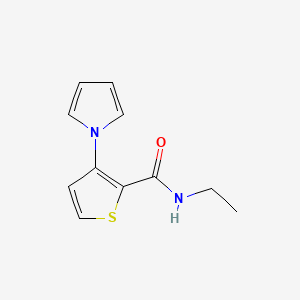 N-ethyl-3-(1-pyrrolyl)-2-thiophenecarboxamide