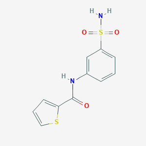 molecular formula C11H10N2O3S2 B314444 N-[3-(aminosulfonyl)phenyl]-2-thiophenecarboxamide 