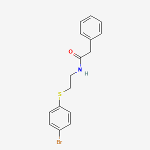 N-(2-((4-Bromophenyl)sulfanyl)ethyl)-2-phenylacetamide