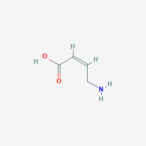 molecular formula C4H7NO2 B3144463 cis-4-Aminocrotonic acid CAS No. 55199-25-2