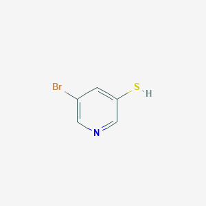 molecular formula C5H4BrNS B3144479 5-溴吡啶-3-硫醇 CAS No. 552331-85-8