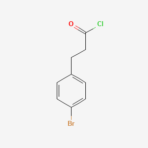molecular formula C9H8BrClO B3144584 3-(4-溴苯基)丙酰氯 CAS No. 55394-81-5