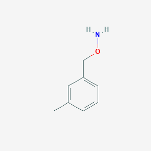 molecular formula C8H11NO B3144612 o-(3-Methylbenzyl)hydroxylamine CAS No. 5555-50-0