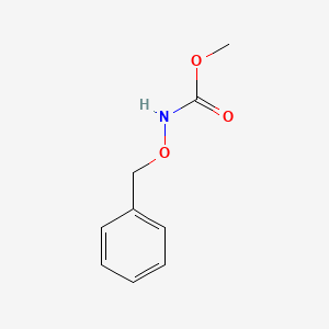 molecular formula C9H11NO3 B3144617 Methyl benzyloxycarbamate CAS No. 5555-71-5