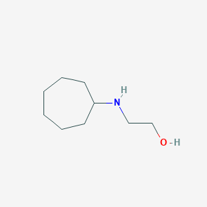 molecular formula C9H19NO B3144637 2-Cycloheptylamino-ethanol CAS No. 55611-62-6