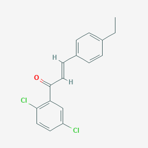 (2E)-1-(2,5-Dichlorophenyl)-3-(4-ethylphenyl)prop-2-en-1-one