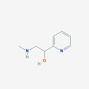molecular formula C8H12N2O B3144860 2-(甲基氨基)-1-(吡啶-2-基)乙醇 CAS No. 562101-24-0