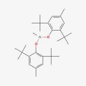 molecular formula C31H49AlO2 B3144875 Bis(2,6-di-tert-butyl-4-methylphenoxy)methylaluminum CAS No. 56252-55-2