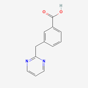 molecular formula C12H10N2O2 B3144900 3-(2-嘧啶基甲基)苯甲酸 CAS No. 562803-69-4