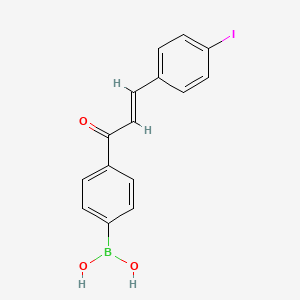 molecular formula C15H12BIO3 B3144904 MDM2 Inhibitor CAS No. 562823-84-1
