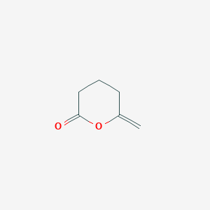 molecular formula C6H8O2 B3144930 6-methylenetetrahydro-2H-pyran-2-one CAS No. 5636-66-8