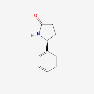 molecular formula C10H11NO B3145006 (5S)-5-苯基吡咯烷-2-酮 CAS No. 56553-09-4