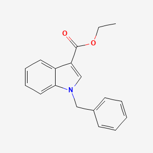 molecular formula C18H17NO2 B3145007 Ethyl 1-benzyl-1H-indole-3-carboxylate CAS No. 56559-61-6