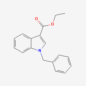 molecular formula C18H17NO2 B3145007 1-苄基-1H-吲哚-3-羧酸乙酯 CAS No. 56559-61-6