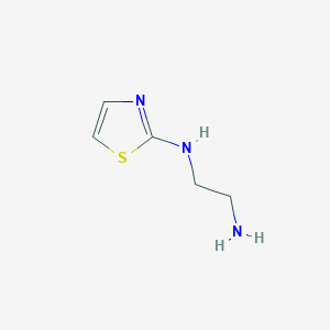 molecular formula C5H9N3S B3145058 1,2-Ethanediamine, N1-2-thiazolyl- CAS No. 5664-46-0