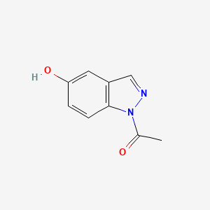 molecular formula C9H8N2O2 B3145148 1-(5-hydroxy-1H-indazol-1-yl)-Ethanone CAS No. 568596-31-6