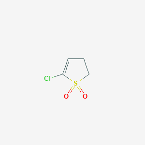 molecular formula C4H5ClO2S B3145165 5-Chloro-2,3-dihydrothiophene 1,1-dioxide CAS No. 56879-02-8