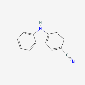 molecular formula C13H8N2 B3145298 9H-Carbazole-3-carbonitrile CAS No. 57102-93-9