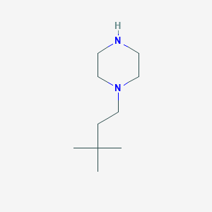 molecular formula C10H22N2 B3145327 1-(3,3-Dimethylbutyl)piperazine CAS No. 57184-51-7
