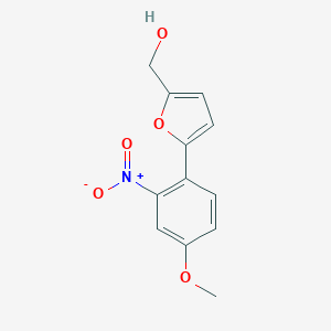 molecular formula C12H11NO5 B314533 [5-(4-Methoxy-2-nitrophenyl)furan-2-yl]methanol CAS No. 353509-29-2