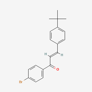 (2E)-1-(4-Bromophenyl)-3-(4-tert-butylphenyl)prop-2-en-1-one