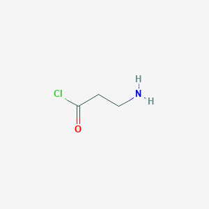 molecular formula C3H6ClNO B3145353 3-aminopropanoyl Chloride CAS No. 5722-81-6