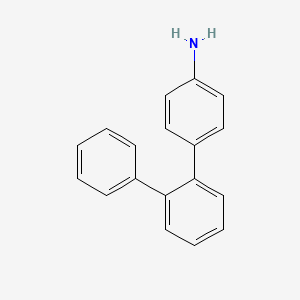molecular formula C18H15N B3145383 4-(2-Phenylphenyl)aniline CAS No. 5728-65-4