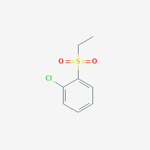 molecular formula C8H9ClO2S B3145398 1-Chloro-2-(ethanesulfonyl)benzene CAS No. 57321-29-6