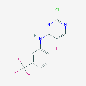 (2-Chloro-5-fluoropyrimidin-4-yl)-(3-trifluoromethylphenyl)amine