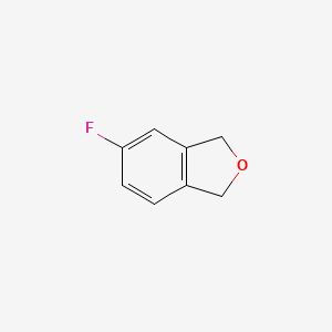 molecular formula C8H7FO B3145510 5-Fluoro-1,3-dihydroisobenzofuran CAS No. 57584-70-0