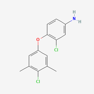 3-Chloro-4-(4-chloro-3,5-dimethylphenoxy)aniline