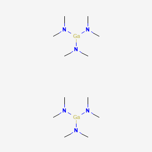 molecular formula C12H36Ga2N6 B3145600 三(二甲基氨基)镓(III) CAS No. 57731-40-5