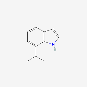 molecular formula C11H13N B3145654 7-isopropyl-1H-indole CAS No. 57817-04-6