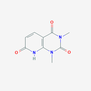 molecular formula C9H9N3O3 B3145668 1,3-Dimethylpyrido[2,3-D]pyrimidine-2,4,7(1H,3H,8H)-trione CAS No. 57821-20-2