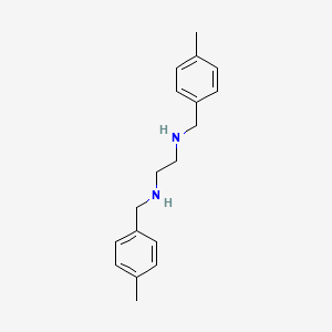 molecular formula C18H24N2 B3145724 N1,N2-Bis(4-methylbenzyl)-1,2-ethanediamine CAS No. 58015-09-1