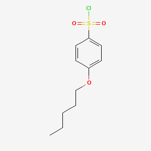 molecular formula C11H15ClO3S B3145740 4-(Pentyloxy)benzene-1-sulfonyl chloride CAS No. 58076-33-8