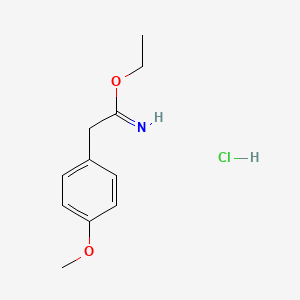 Ethyl 4-methoxyphenylacetimidate hydrochloride