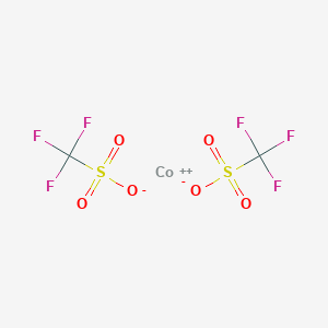 molecular formula C2CoF6O6S2 B3145787 Cobalt(II) trifluoromethanesulfonate CAS No. 58164-61-7