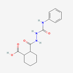 2-(2-(Phenylcarbamoyl)hydrazinecarbonyl)cyclohexanecarboxylic acid