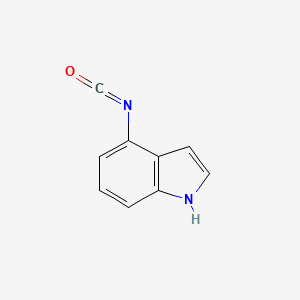 molecular formula C9H6N2O B3145806 4-Isocyanato-1H-indole CAS No. 581812-74-0