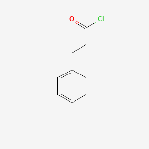 molecular formula C10H11ClO B3145814 3-(4-Methylphenyl)propanoyl chloride CAS No. 58183-40-7